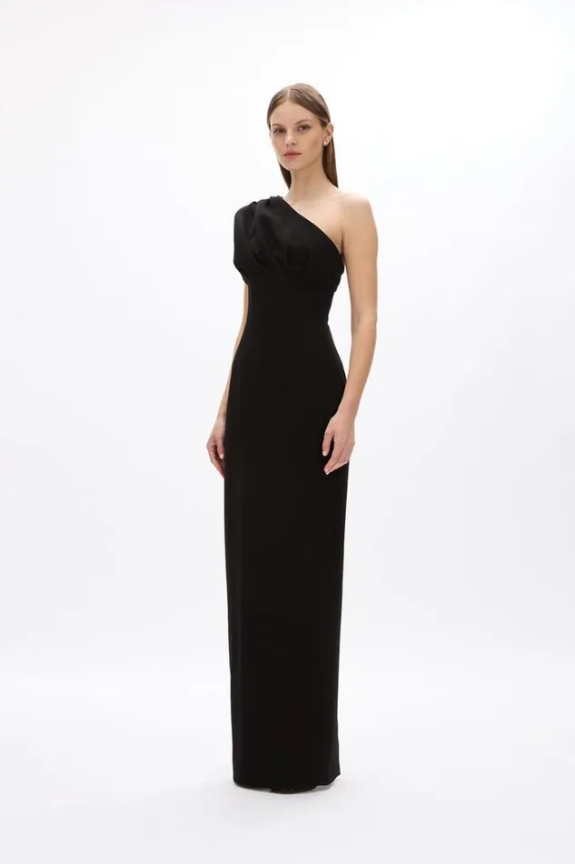 Women Maxi Dresses Rachel Gilbert Winnie Gown Black