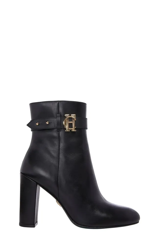 Women Mayfair Ankle Boot Black Leather Holland Cooper Boots