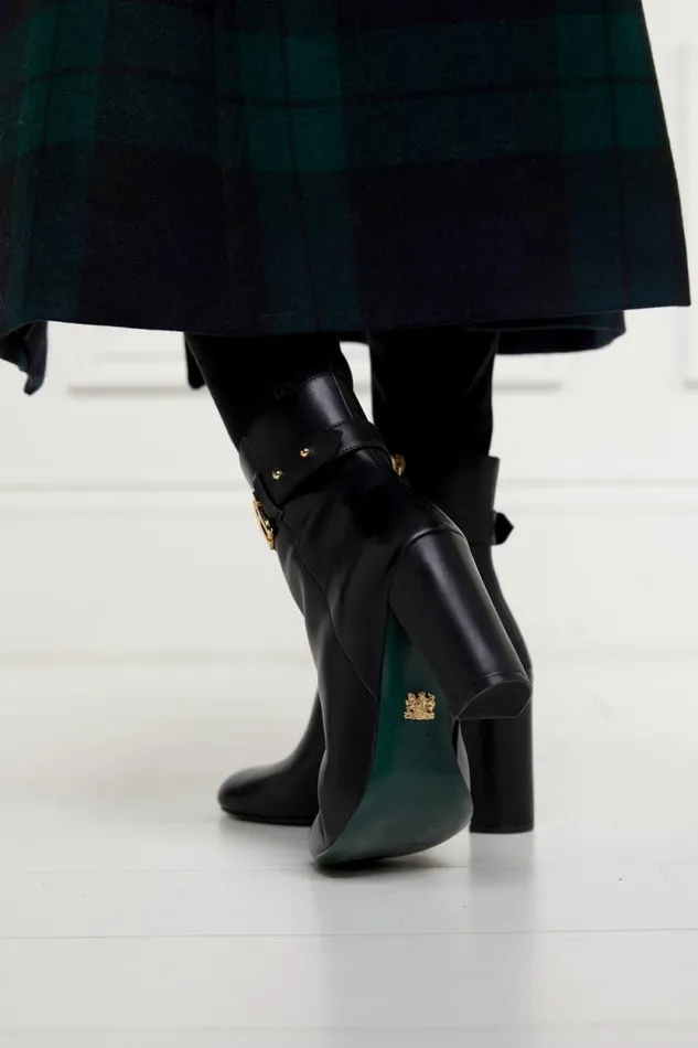 Women Mayfair Ankle Boot Black Leather Holland Cooper Boots Women Mayfair Ankle Boot Black Leather Holland Cooper Boots