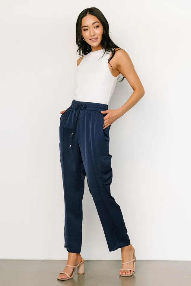 Women Memphis Pocket Jogger Pants Navy Baltic Born Pants Women Memphis Pocket Jogger Pants Navy Baltic Born Pants