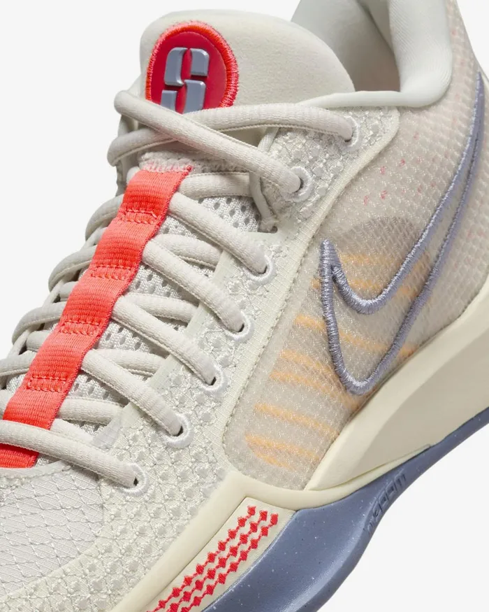 WomenMen Nike All Shoes Sabrina 1 039Grounded039 Light Boneashen Slatecoconut Milklaser Orange
