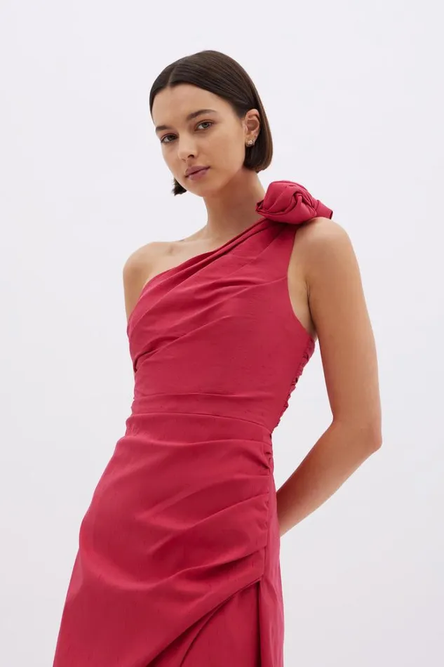 Women Midi Dresses Rachel Gilbert BEKI DRESS Women Midi Dresses Rachel Gilbert BEKI DRESS