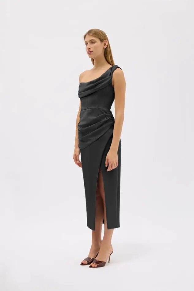Women Midi Dresses Rachel Gilbert DUKE DRESS Women Midi Dresses Rachel Gilbert DUKE DRESS
