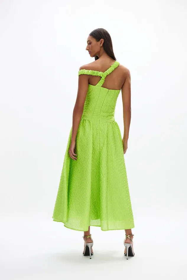Women Midi Dresses Rachel Gilbert Elley Dress Lime Women Midi Dresses Rachel Gilbert Elley Dress Lime
