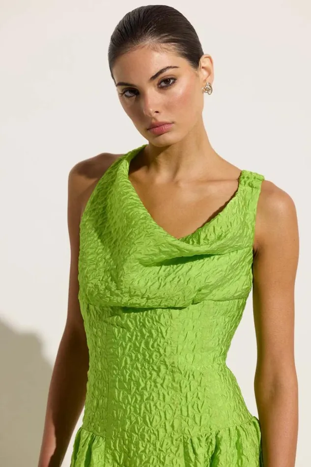 Women Midi Dresses Rachel Gilbert Elley Dress Lime Women Midi Dresses Rachel Gilbert Elley Dress Lime