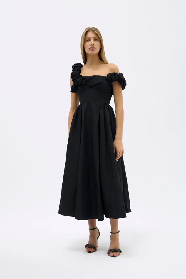 Women Midi Dresses Rachel Gilbert HENLEY STRAP DRESS
