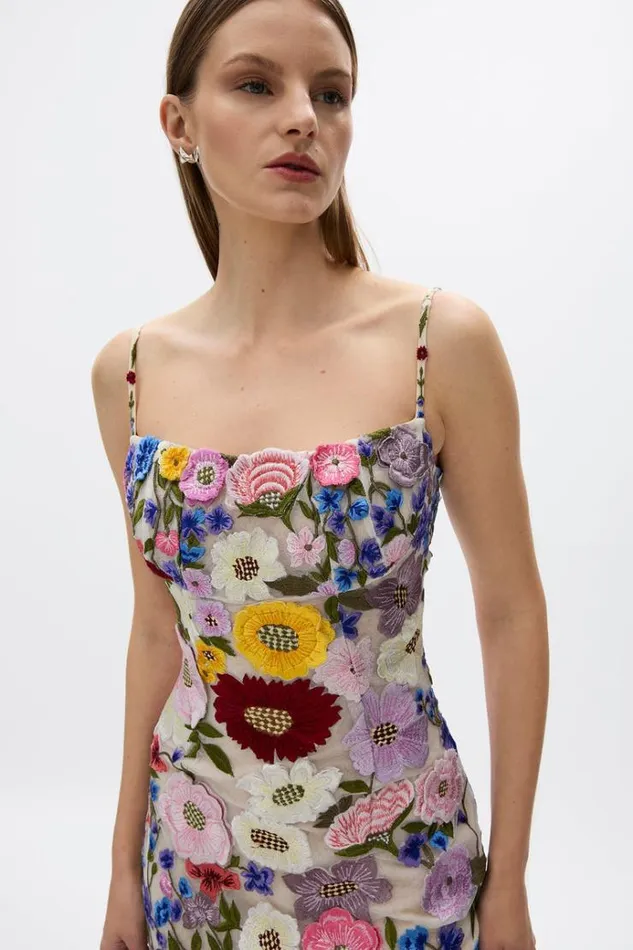 Women Midi Dresses Rachel Gilbert Rachel Gilbert NYA DRESS 8211 MULTI Women Midi Dresses Rachel Gilbert Rachel Gilbert NYA DRESS 8211 MULTI