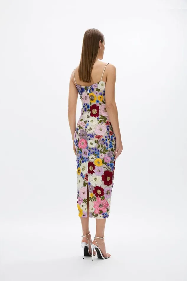 Women Midi Dresses Rachel Gilbert Rachel Gilbert NYA DRESS 8211 MULTI Women Midi Dresses Rachel Gilbert Rachel Gilbert NYA DRESS 8211 MULTI
