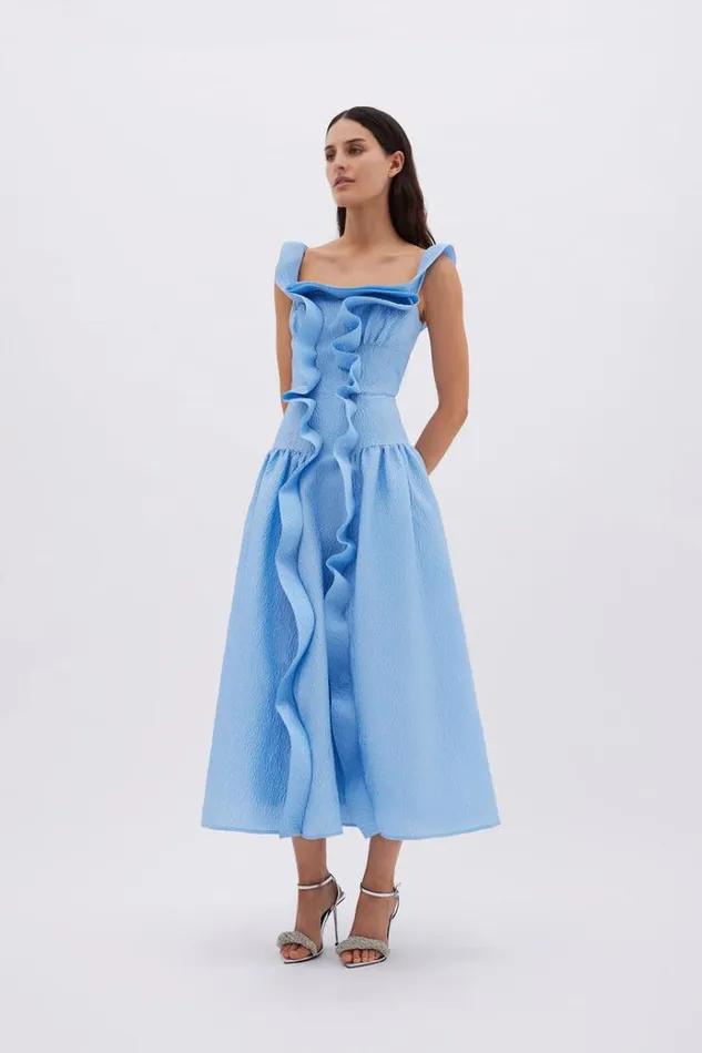 Women Midi Dresses Rachel Gilbert SANA DRESS Women Midi Dresses Rachel Gilbert SANA DRESS