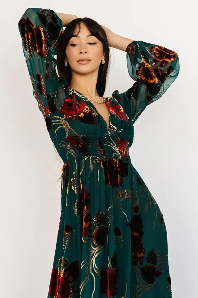 Women Mikla Maxi Dress Jade Multi Baltic Born Maxi Dresses Women Mikla Maxi Dress Jade Multi Baltic Born Maxi Dresses