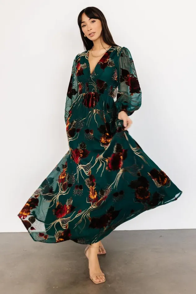 Women Mikla Maxi Dress Jade Multi Baltic Born Maxi Dresses Women Mikla Maxi Dress Jade Multi Baltic Born Maxi Dresses