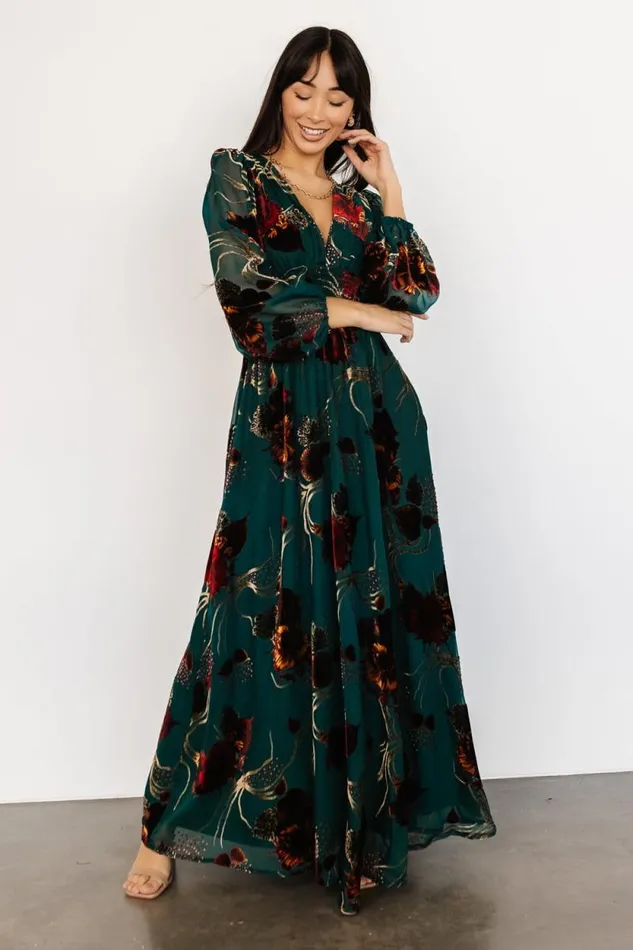 Women Mikla Maxi Dress Jade Multi Baltic Born Maxi Dresses Women Mikla Maxi Dress Jade Multi Baltic Born Maxi Dresses