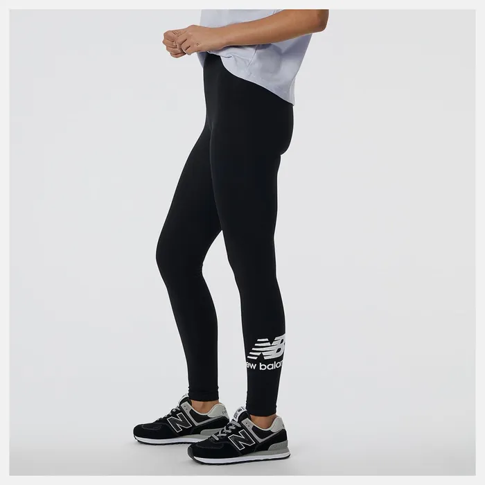 Women NB Essentials Stacked Legging Black New Balance Pants and Leggings Women NB Essentials Stacked Legging Black New Balance Pants and Leggings