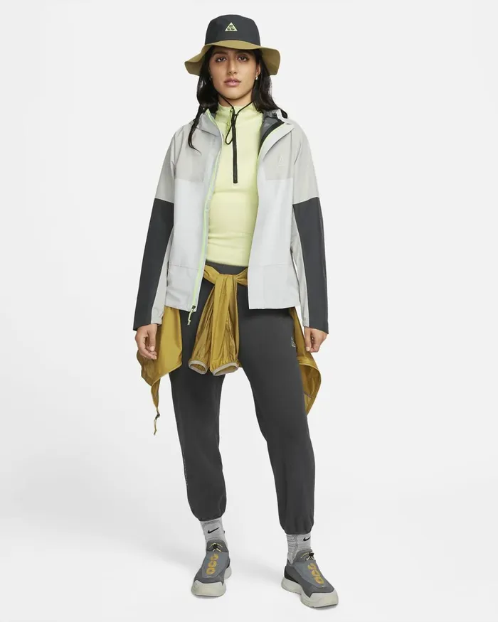 Women Nike All Clothing ACG 039Cascade Rain039 Photon Dustlight Iron Oresummit White