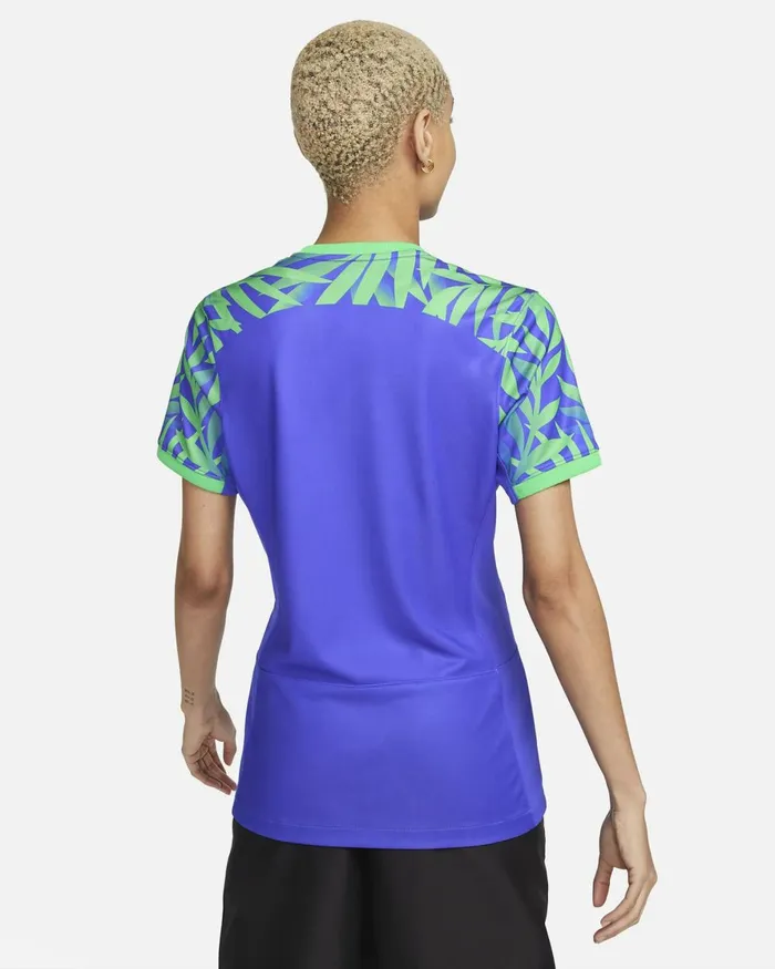 Women Nike All Clothing Brazil 2023 Stadium Away Paramount Bluegreen Sparkgreen Spark