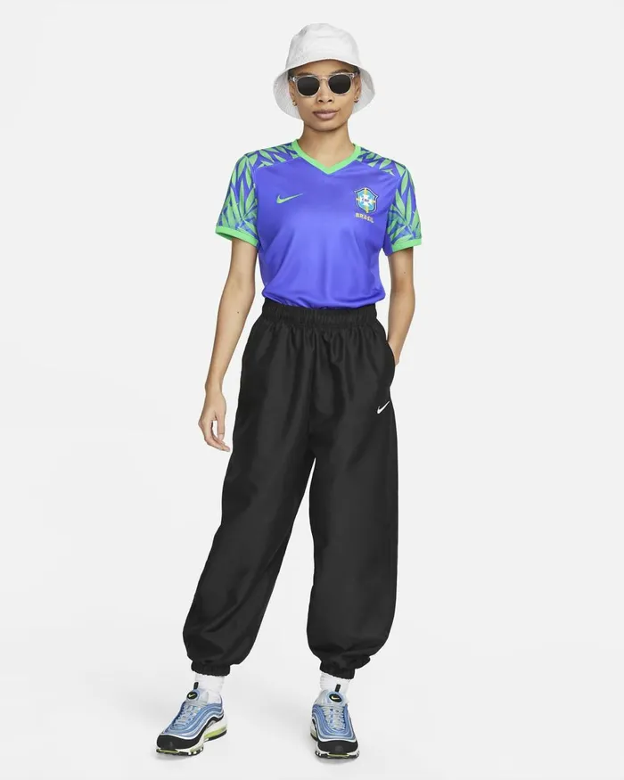 Women Nike All Clothing Brazil 2023 Stadium Away Paramount Bluegreen Sparkgreen Spark