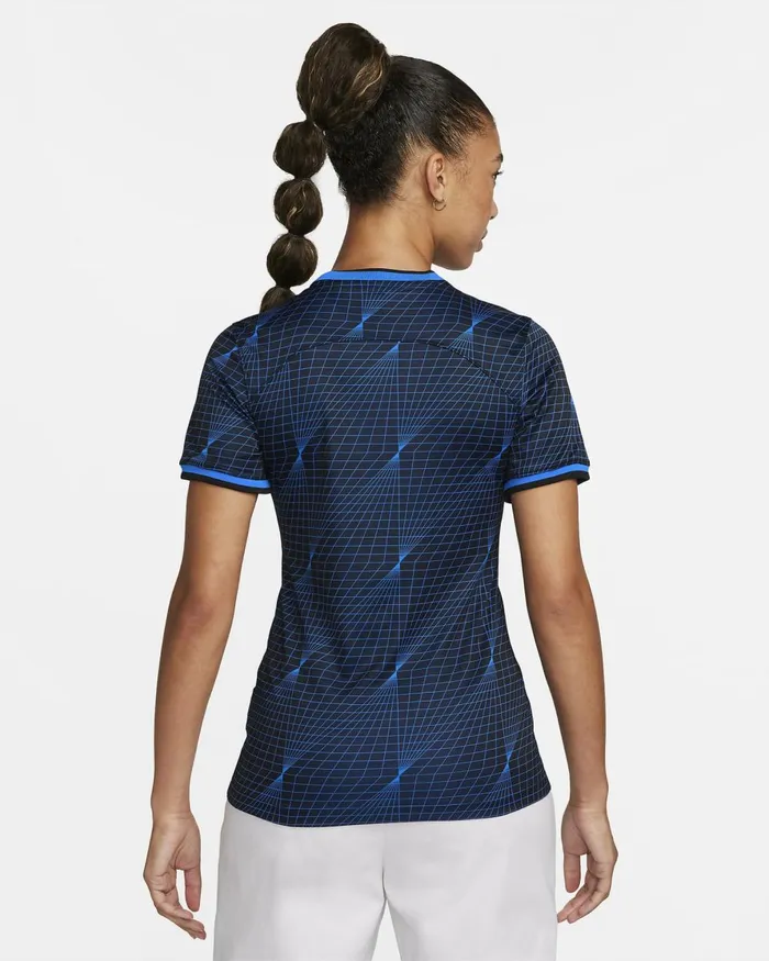 Women Nike All Clothing Chelsea FC 202324 Stadium Away Soarclub Goldwhite