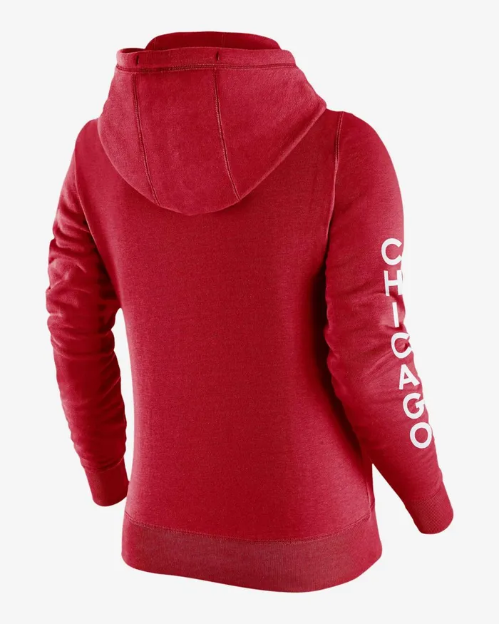 Women Nike All Clothing Chicago Bulls Club Fleece 202324 City Edition University Red