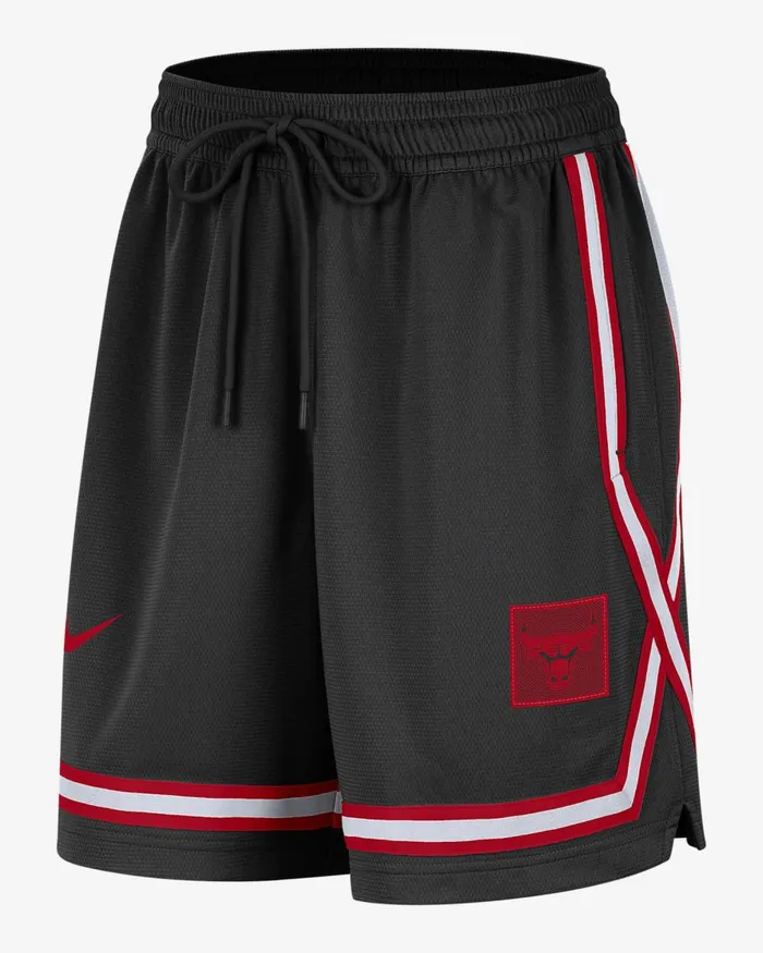 Women Nike All Clothing Chicago Bulls Fly Crossover Blackuniversity Redwhite