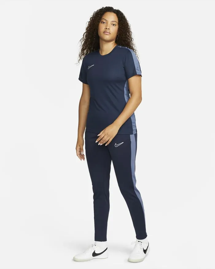 Women Nike All Clothing DriFIT Academy Obsidiandiffused Bluewhite