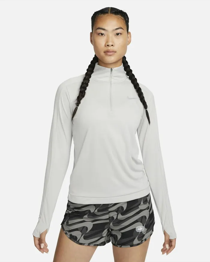 Women Nike All Clothing DriFIT Pacer Light Iron Ore