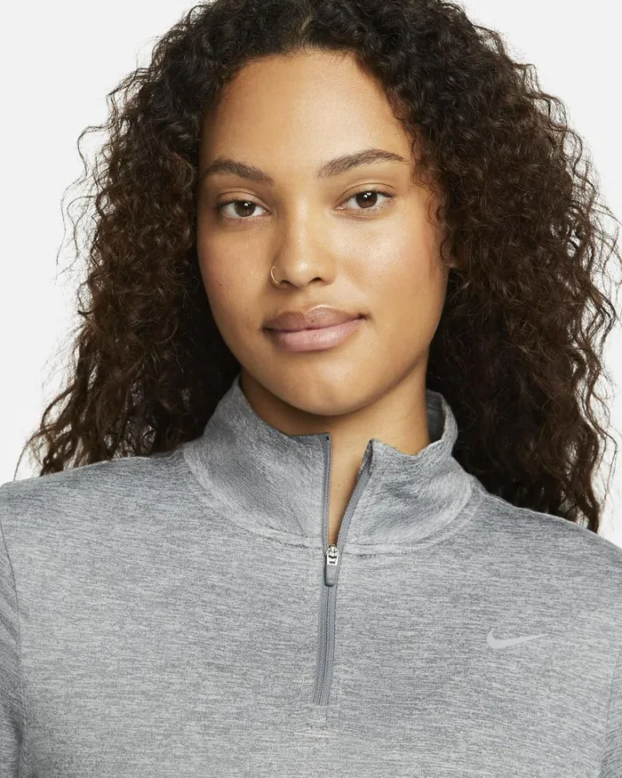 Women Nike All Clothing DriFIT Swift UV Smoke Greylight Smoke Greyheather