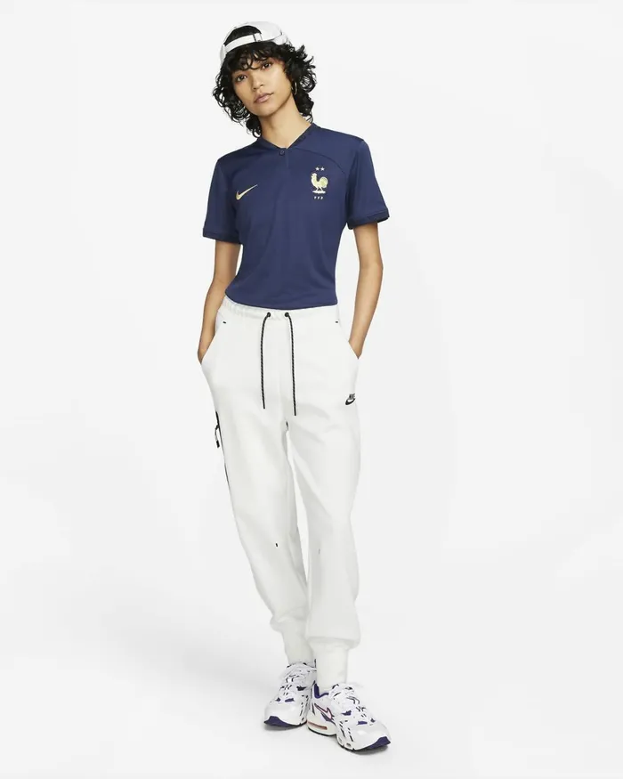 Women Nike All Clothing FFF 202223 Stadium Home Midnight Navymidnight Navymidnight Navymetallic Gold