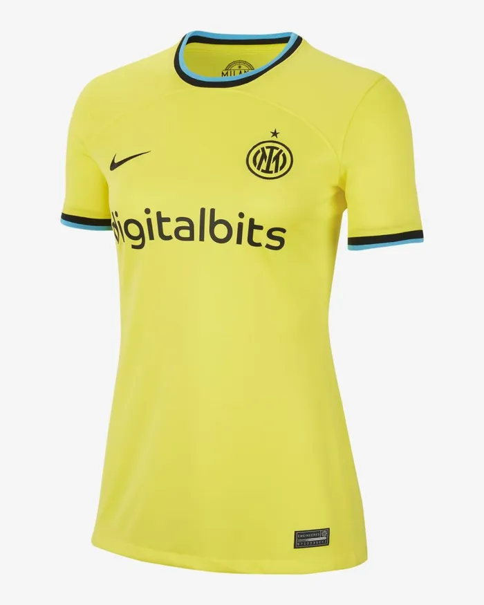 Women Nike All Clothing Inter Milan 202223 Stadium Third Vibrant Yellowvibrant Yellowblack