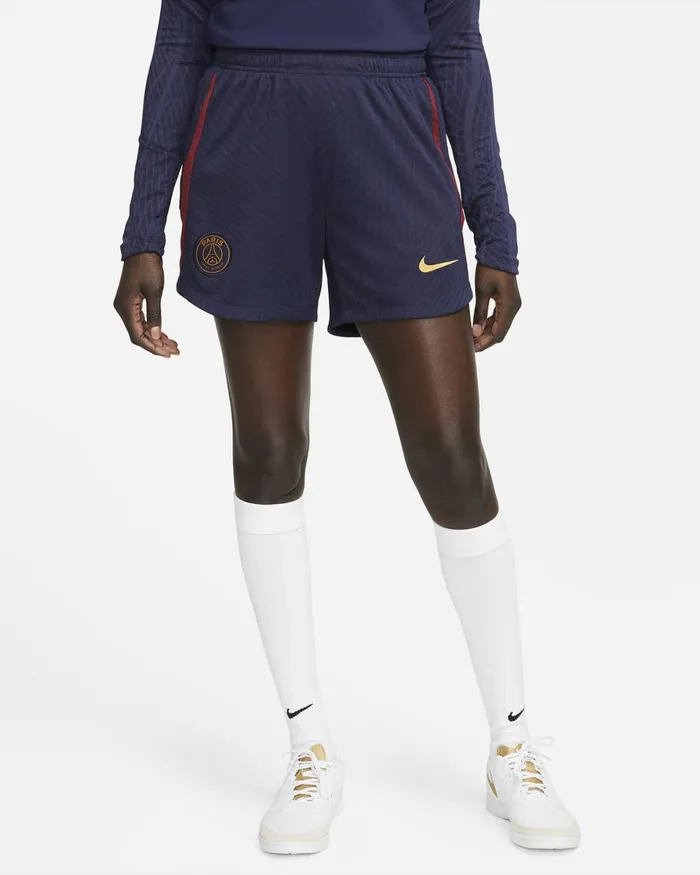 Women Nike All Clothing Paris SaintGermain Strike Blackened Blueteam Redgold Suede