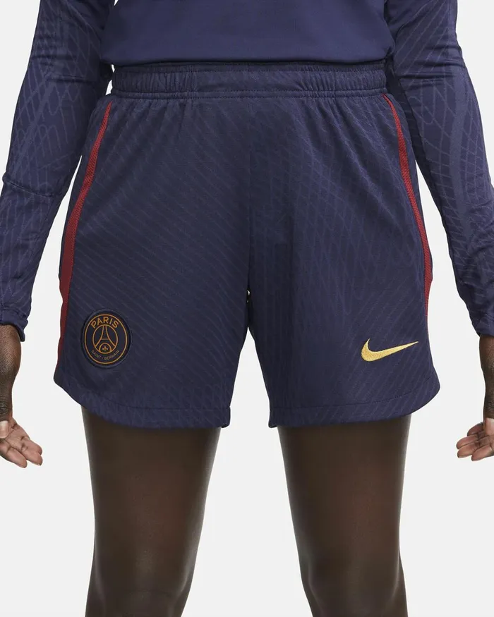 Women Nike All Clothing Paris SaintGermain Strike Blackened Blueteam Redgold Suede