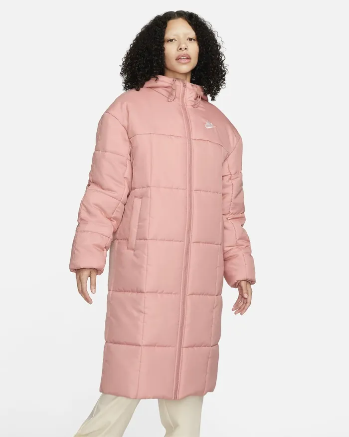 Women Nike All Clothing Sportswear Classic Puffer Red Stardustwhite