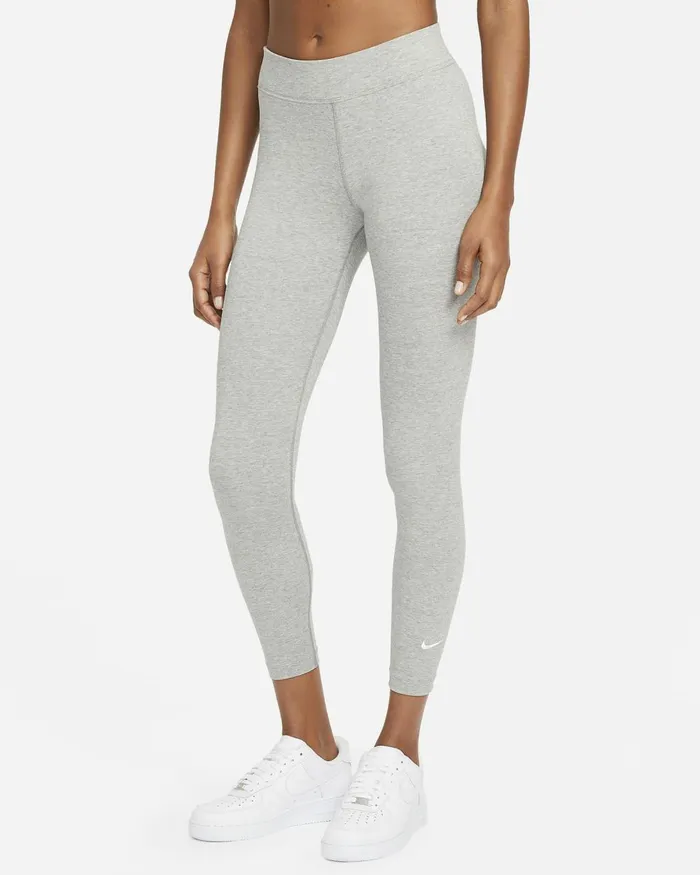 Women Nike All Clothing Sportswear Essential Dark Grey Heatherwhite