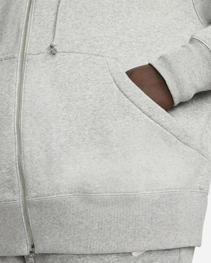 Women Nike All Clothing Sportswear Phoenix Fleece Dark Grey Heathersail