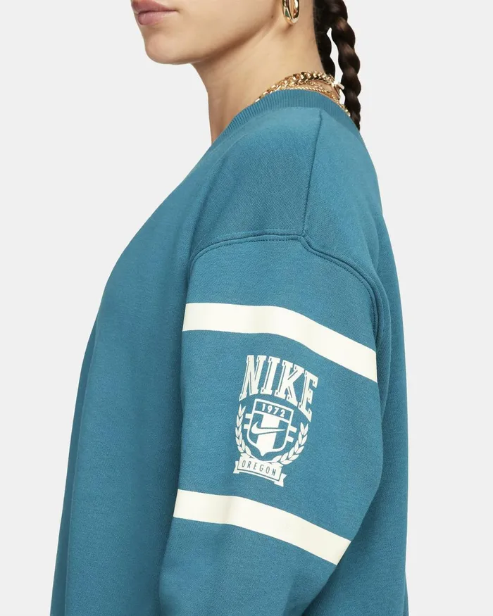 Women Nike All Clothing Sportswear Phoenix Fleece Geode Teal