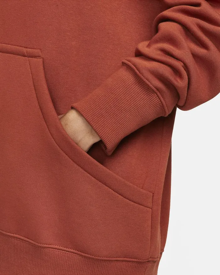 Women Nike All Clothing Sportswear Phoenix Fleece Rugged Orangeblack