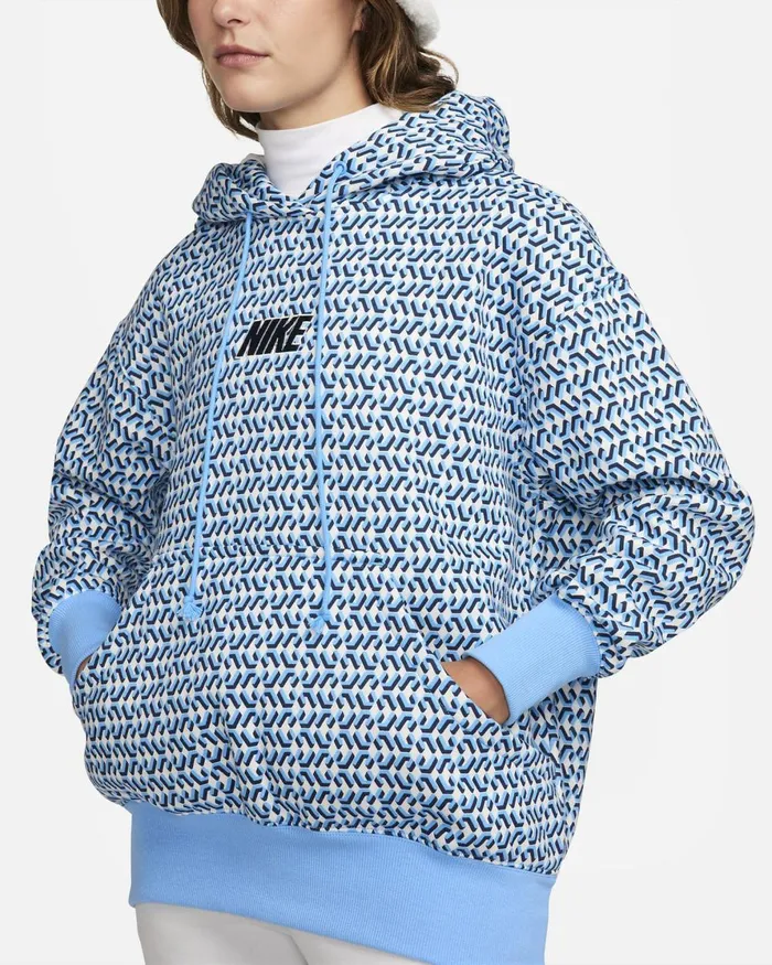 Women Nike All Clothing Sportswear Phoenix Fleece X United University Bluemidnight Navy