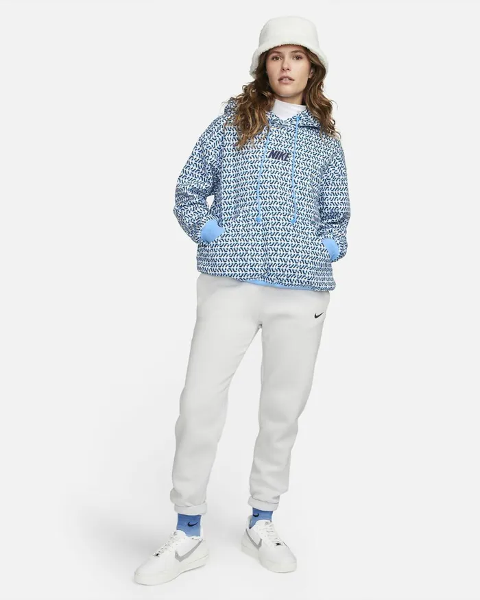 Women Nike All Clothing Sportswear Phoenix Fleece X United University Bluemidnight Navy