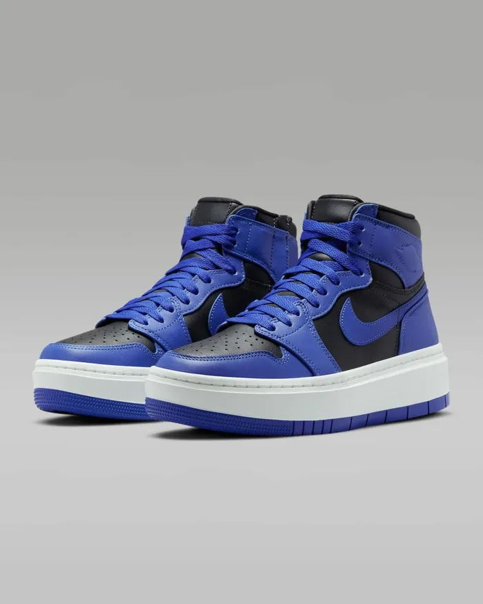 Women Nike All Shoes Air Jordan 1 Elevate High Dark Ashsailhyper Royal