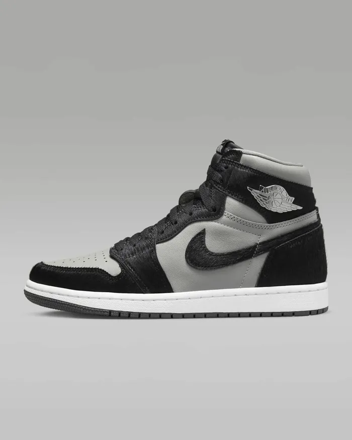Women Nike All Shoes Air Jordan 1 Retro High Medium Greywhiteblack