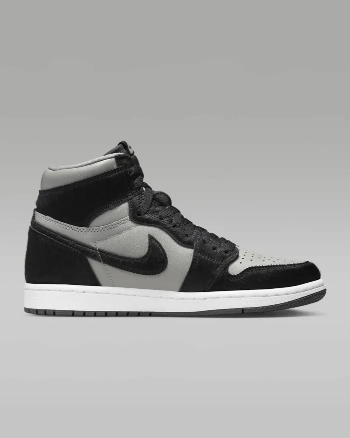 Women Nike All Shoes Air Jordan 1 Retro High Medium Greywhiteblack