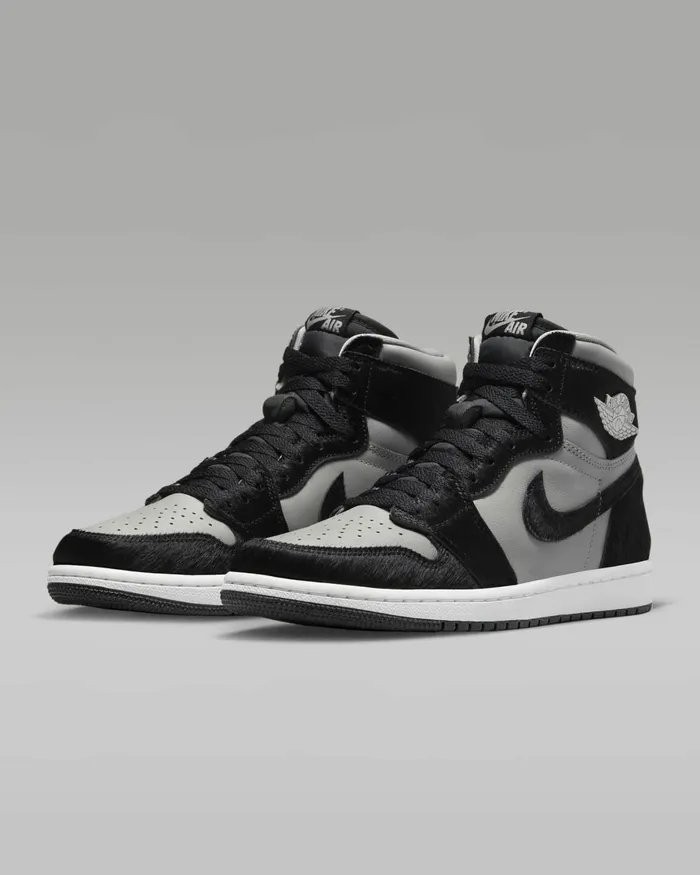 Women Nike All Shoes Air Jordan 1 Retro High Medium Greywhiteblack