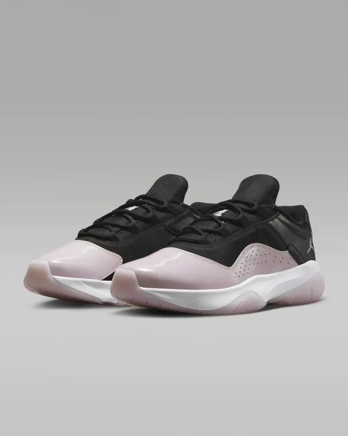 Women Nike All Shoes Air Jordan 11 CMFT Low Blackwhiteiced Lilac