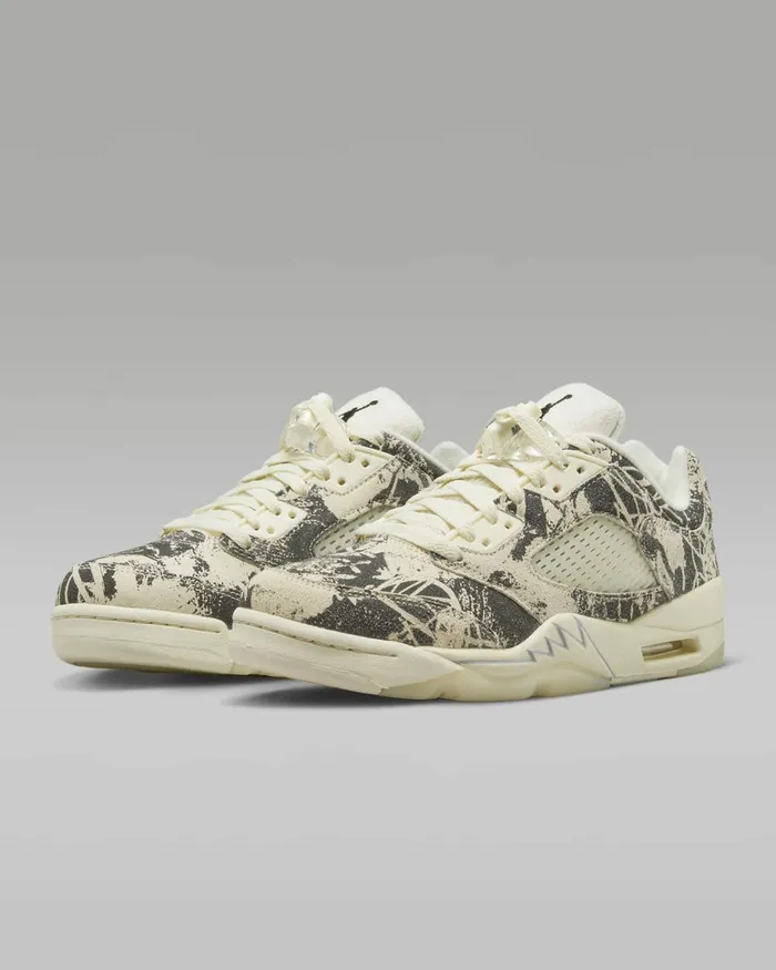 Women Nike All Shoes Air Jordan 5 Retro Low Coconut Milkwhiteblack