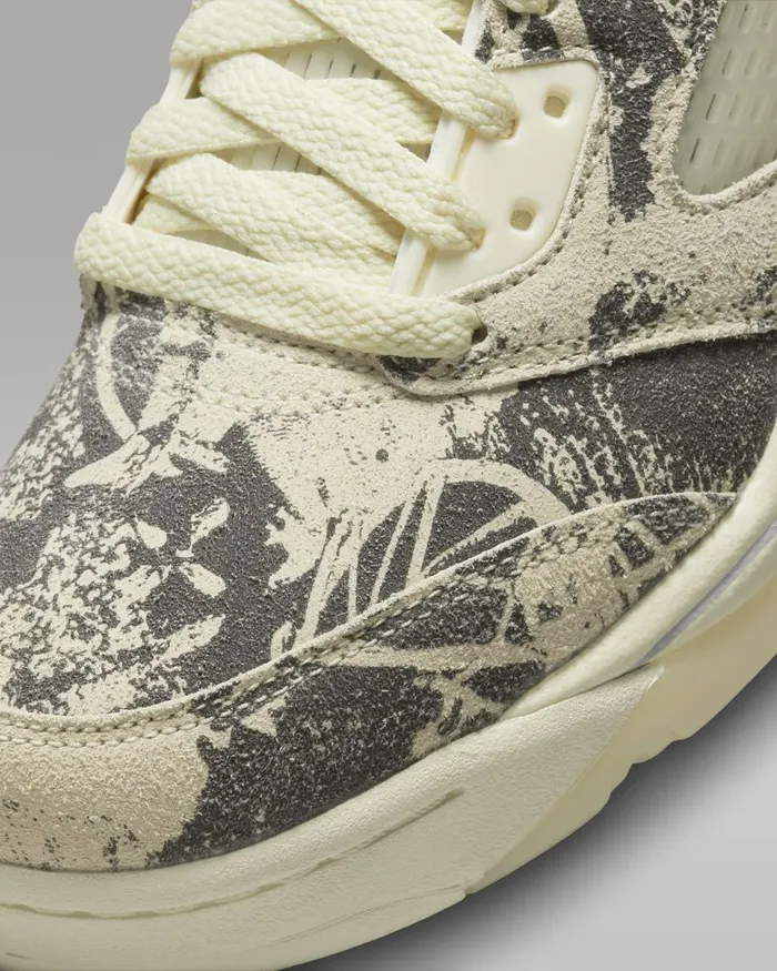 Women Nike All Shoes Air Jordan 5 Retro Low Coconut Milkwhiteblack