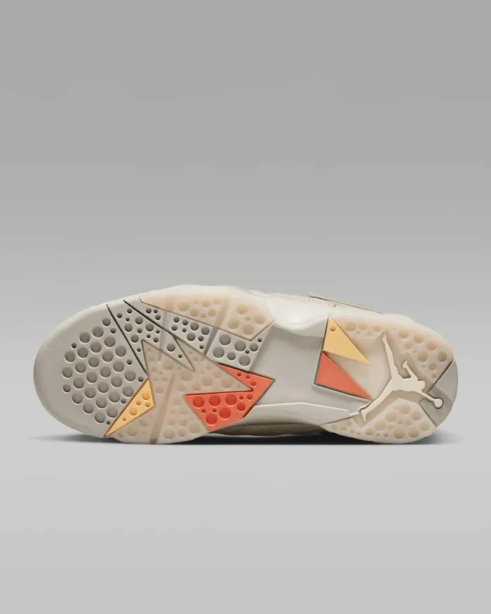 Women Nike All Shoes Air Jordan 7 Retro BBS Sand Driftmaltturf Orangepeach Cream