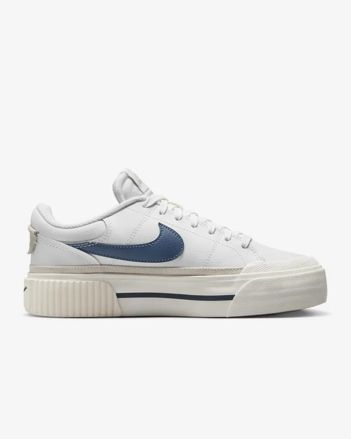Women Nike All Shoes Court Legacy Lift Whitelight Orewood Brownsaildiffused Blue