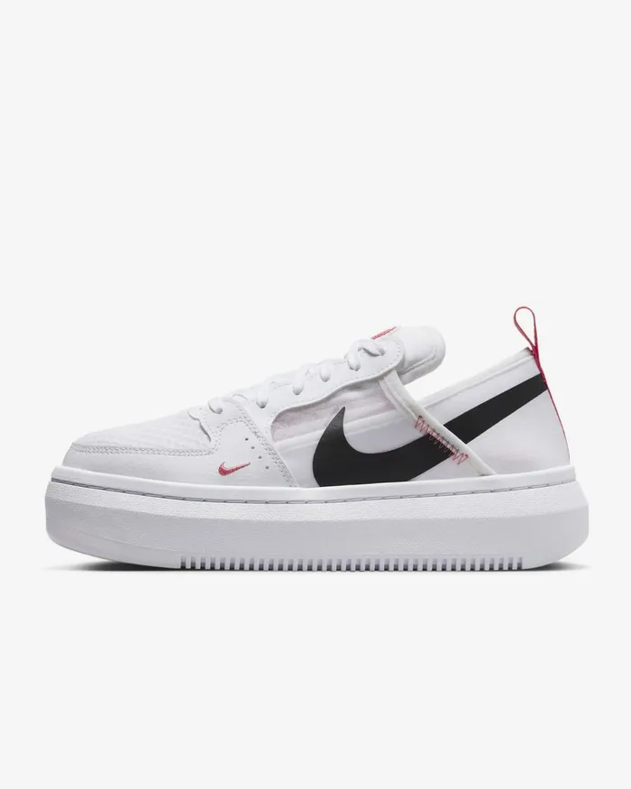 Women Nike All Shoes Court Vision Alta Whiteblacksea Coral