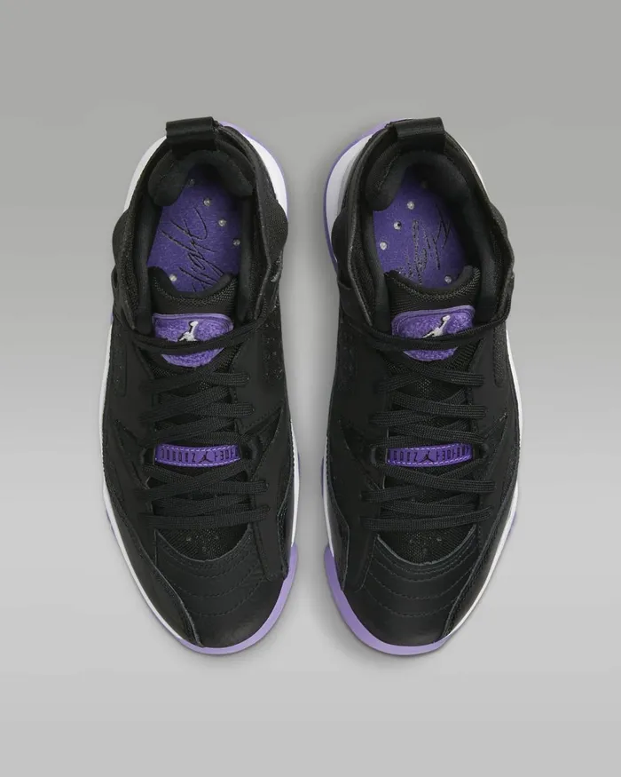 Women Nike All Shoes Jumpman Two Trey Blackwhiteaction Grapeblack