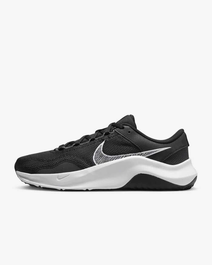 Women Nike All Shoes Legend Essential 3 Next Nature Blackiron Greywhite