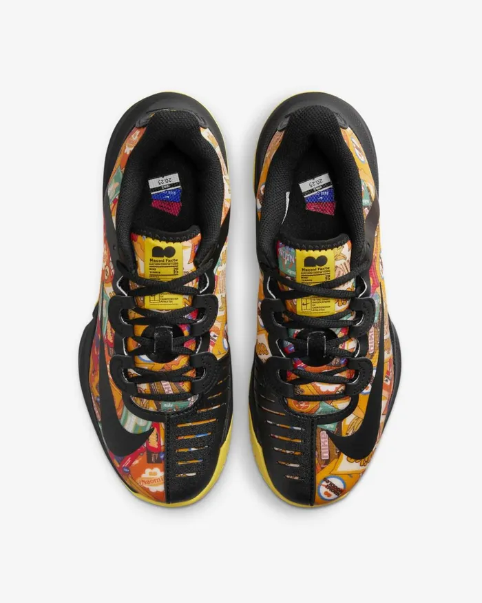 Women Nike All Shoes NikeCourt Air Zoom GP Turbo Naomi Osaka Premium Blacksiren Redracer Bluevivid Sulphur